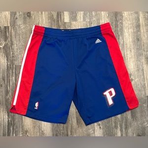 Adidas NBA Detroit Pistons Vintage Swingman Icon Mens Size 40 Medium Shorts.